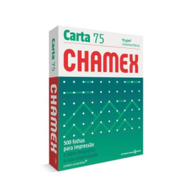 PAPEL SULFITE CARTA 75G 216 X 279 CHAMEX OFFICE 500FLS