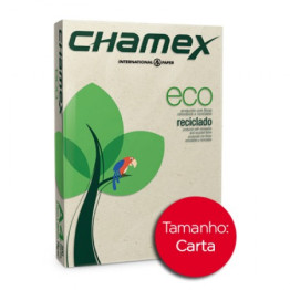 PAPEL SULFITE CARTA 75G 216 X 279 CHAMEX RECICLADO 500FLS