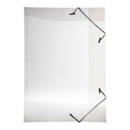 PASTA ABA ELASTICA 1/2 OFICIO CRISTAL DELLO LINE 0252.H