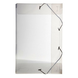 PASTA ABA ELASTICA 25MM 1/2 OFICIO CRISTAL DELLO LINE 0253.H