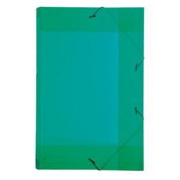 PASTA ABA ELASTICA 25MM 1/2 OFICIO VERDE DELLO LINE 0253.T