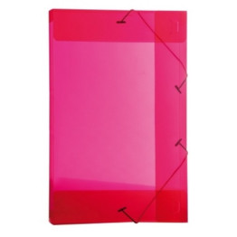 PASTA ABA ELASTICA 25MM 1/2 OFICIO VERMELHA DELLO LINE 0253.U