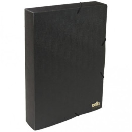 PASTA ABA ELASTICA 40MM OFICIO PRETA EXECUTIVE DELLO 0269.P.0050