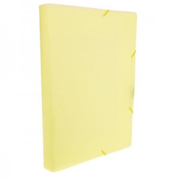 PASTA ABA ELASTICA 55MM OFICIO AMARELO DELLO SERENA 0250.AP