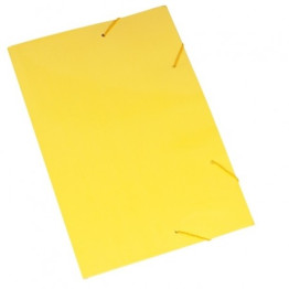 PASTA ABA ELASTICA CARTAO DUPLEX 230G AMARELA POLYCART