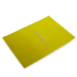 PASTA C/GRAMPO PLASTICO FOSCA AMARELA PP POLIBRAS