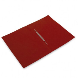 PASTA C/GRAMPO PLASTICO FOSCA VERMELHA PP POLIBRAS