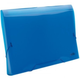 PASTA SANFONA A-4 12 DIVISOES AZUL LINE DELLO 6079.C