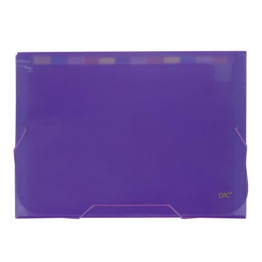 PASTA SANFONA A-4 12 DIVISOES LILAS DAC 6090PP-LL