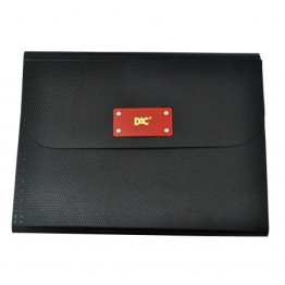 PASTA SANFONA A-4 12 DIVISOES VERMELHA RECICLADA DAC 658PP-VM