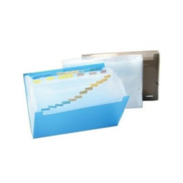 PASTA SANFONA A-4 31 DIVISOES CRISTAL LINE POLIBRAS 91517