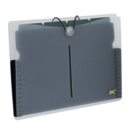 PASTA SANFONA A-4 5 DIVISOES FUME C/ ELASTICO DAC 680PP-FM