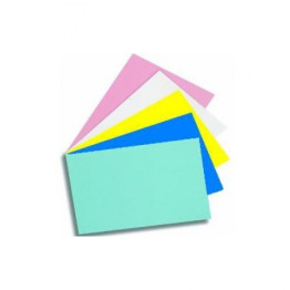 PASTA SIMPLES CARTOLINA 150G 33X50 AZUL C/10FLS