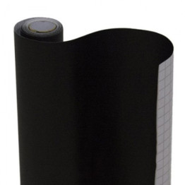 PLASTICO AUTO ADESIVO PRETO OPACO 45cm x 2m CONTACT