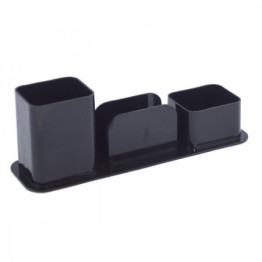 PORTA LAPIS CLIPS E LEMBRETE PRETO DELLO 3031.P.0012