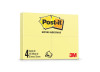 POST-IT 653 C/4 BL 38X50MM AMARELO 100FLS 3M