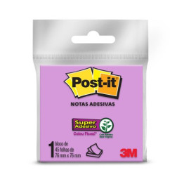 POST-IT 654 76X76MM 45FLS ROXO 3M