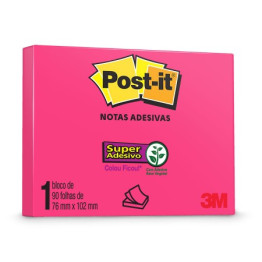 POST-IT 657 76X102MM 90FLS ROSA 3M