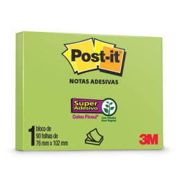 POST-IT 657 76X102MM 90FLS VERDE RECICLADO 3M