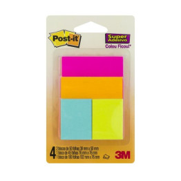 POST-IT CASCATA MISTO - 4 BLOCOS 3M