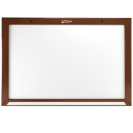 QUADRO BRANCO 60 X 90 MADEIRA TABACO 6201 SOUZA