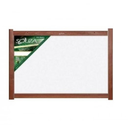 QUADRO BRANCO 90 X 120 MADEIRA MOGNO 2012 SOUZA