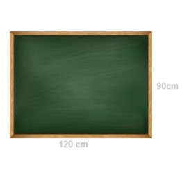 QUADRO VERDE 90 X 120 MADEIRA LOUSART