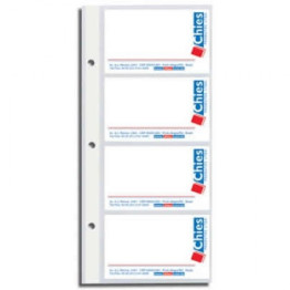 REFIL PORTA CARTOES CHIES 10UN 80 CAT. 1409